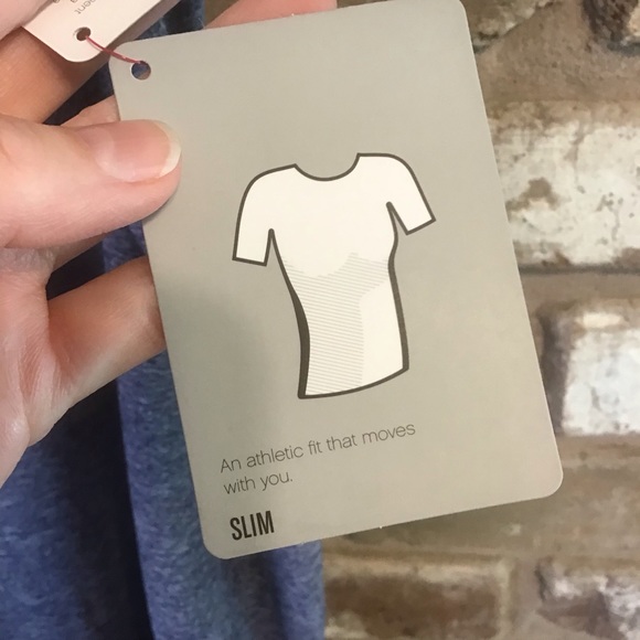 $10 SALE🎉🎉REEBOK Medievel Blue Heather Slim Fit Athletic Racerback Tank Top XL - Picture 5 of 7